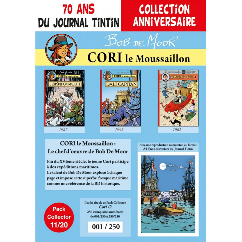 Cori le moussaillon T4-5-6 - pack 70 ans Journal Tintin 11/20 Cori le moussaillon T4-5-6 - pack 70 ans Journal Tintin 11/20