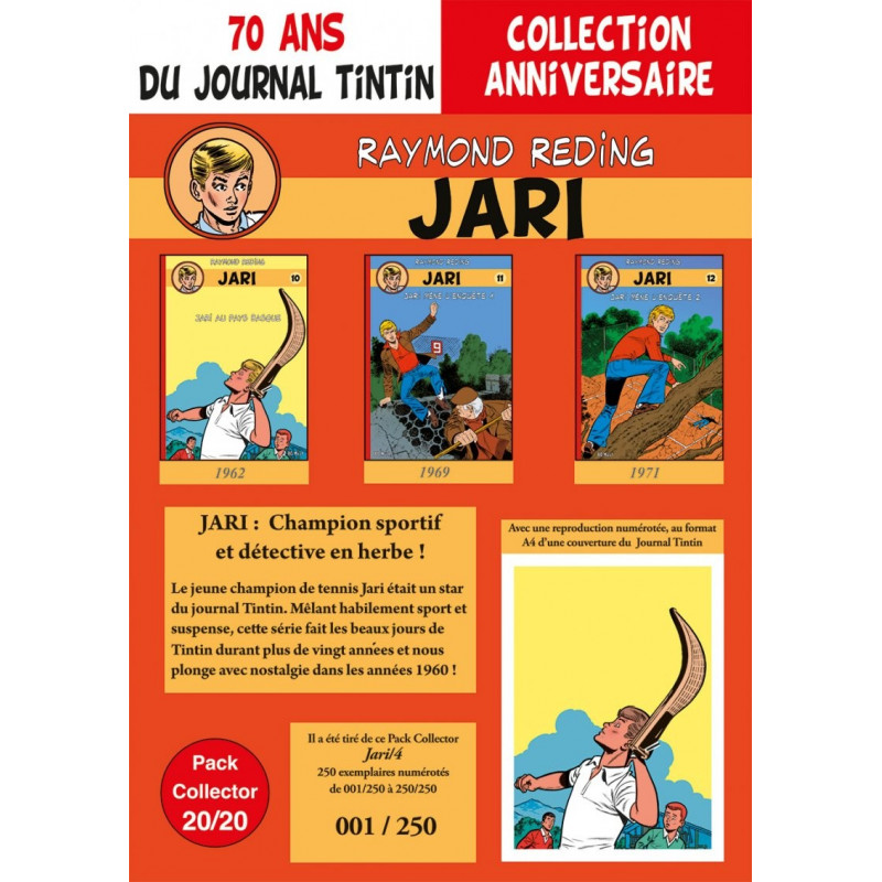 Jari T10-11-12 - pack 70 ans Journal Tintin 20/20 Jari T10-11-12 - pack 70 ans Journal Tintin 20/20