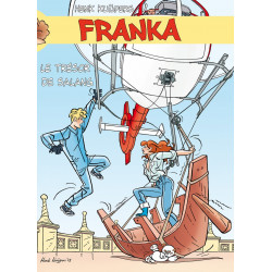 Franka : Le trésor de Salang - Illustration du cartonnage entourant les 2 albums