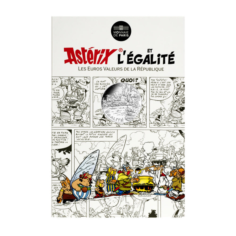 Astérix - Egalité : Distribution de potion, 10€ en argent, cartelette Astérix - Egalité : Distribution de potion, 10€ en argent, cartelette