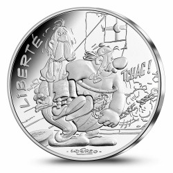 Astérix - Liberté : Chaines, 10€ en argent, face