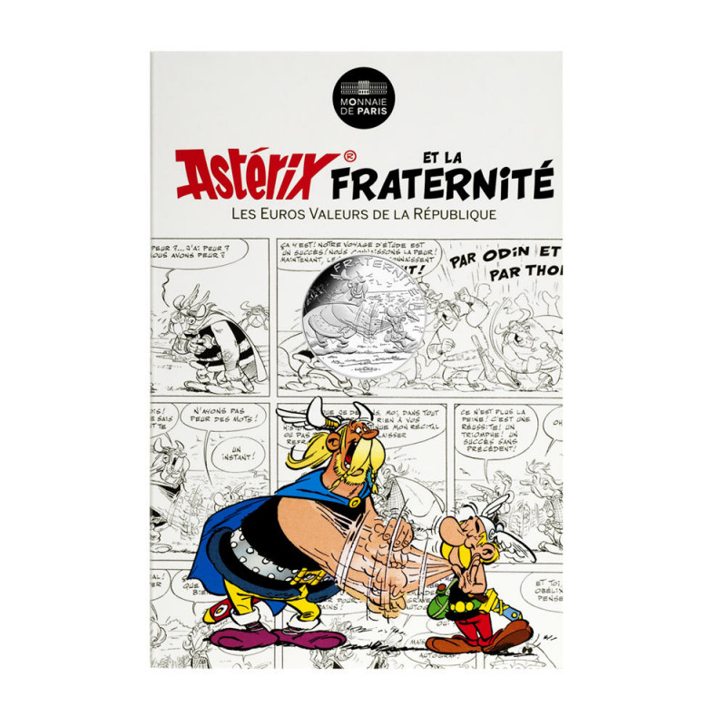 Astérix - Fraternité : Normands, 10€ en argent, cartelette