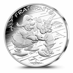 Astérix - Fraternité : Suisse, 10€ en argent, côté face