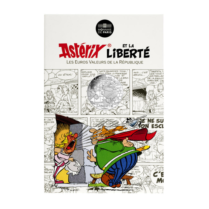 Astérix - Liberté : Bonemine 10€ en argent, cartelette