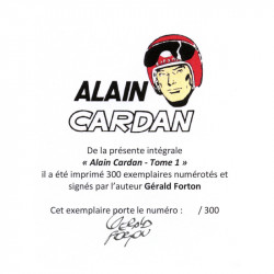 Alain Cardan - intégrale 1, par Forton et Delporte