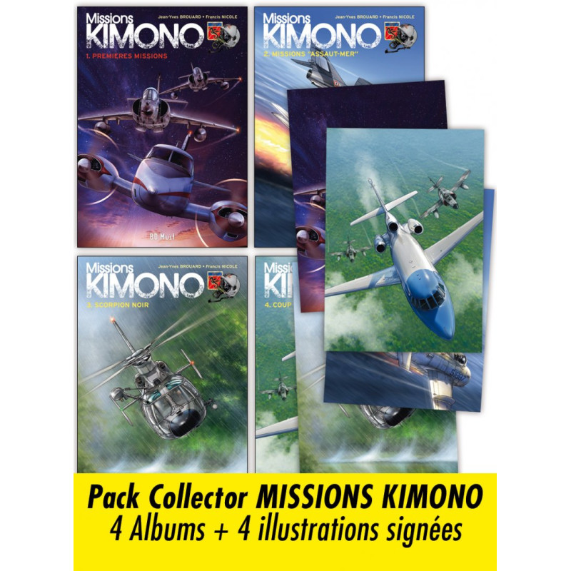 Missions Kimono - pack collector, par Francis Nicole et Jean-Yves Brouard